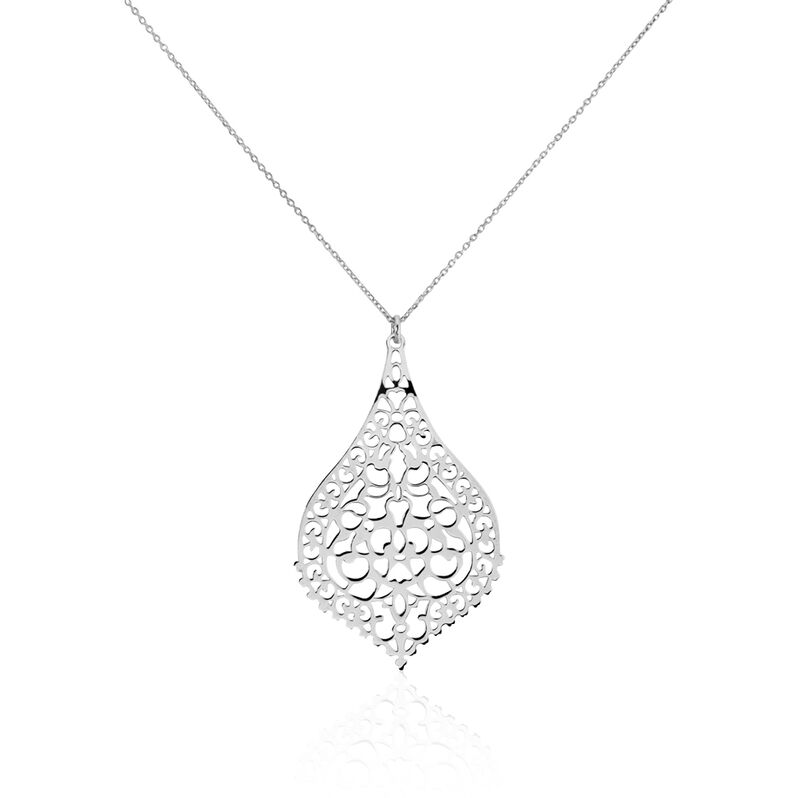 Collier Taj Mahal Argent Blanc - Spannringe Damen | OROVIVO