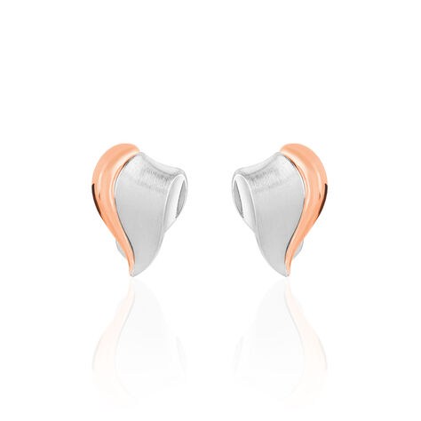 Damenohrclips Silber 925 Bicolor Vergoldet - Ohrstecker Damen | OROVIVO