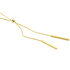 SEVDA Damen Collier Silber vergoldet 925 Balken B 1 mm