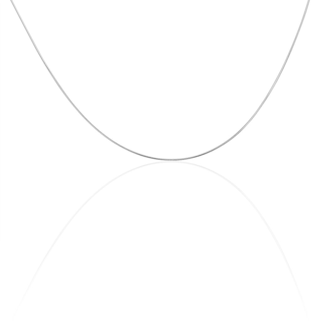 SCHLANGE Damen Kette Wei&szlig;gold 333 (8 Karat)