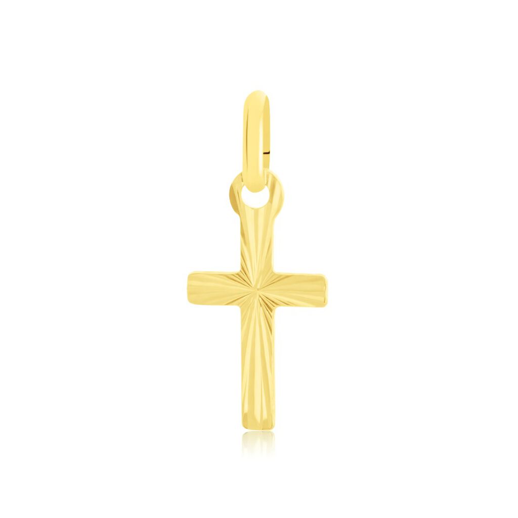 MADIS KREUZ 4 Unisex Anh&auml;nger Gold 375 (9 Karat) Religi&ouml;ses Kreuz