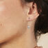 Damen Ohrhänger Weißgold 375 Topas rhodiniert