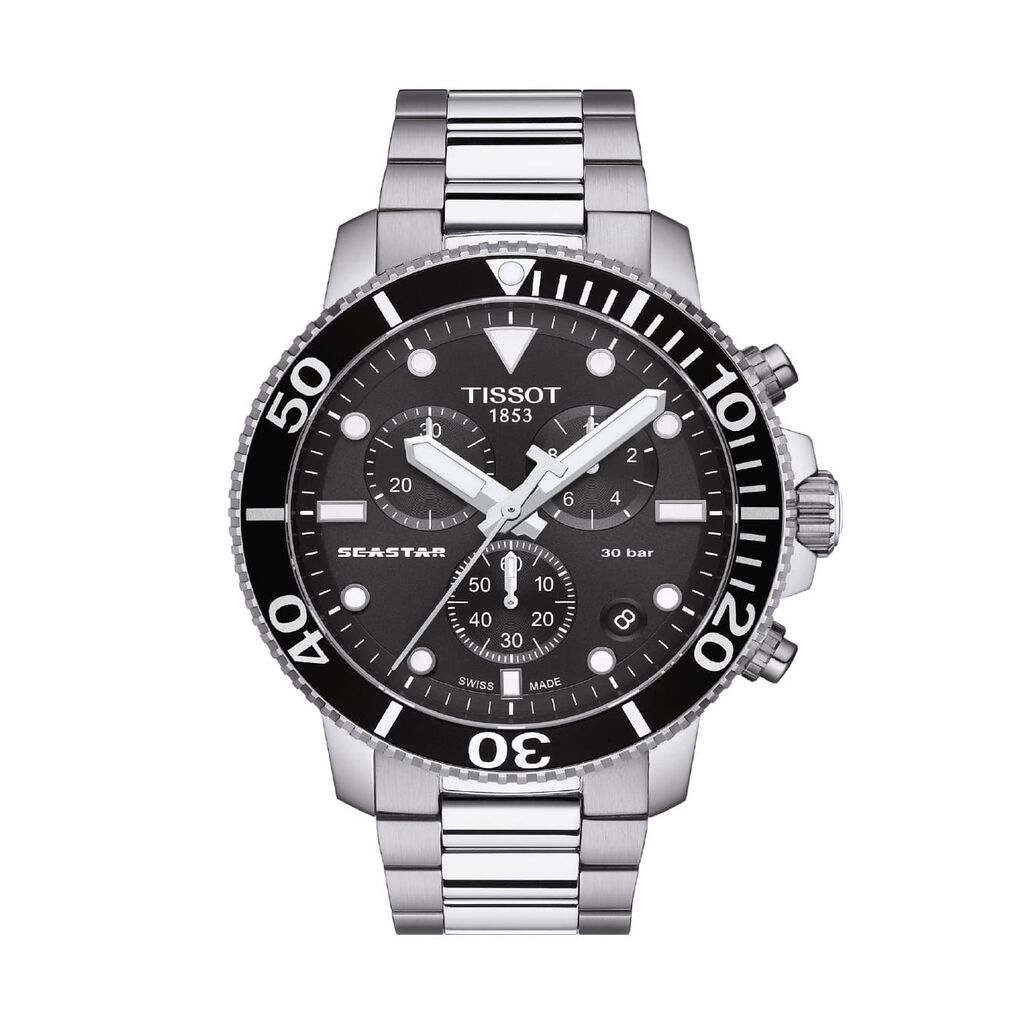 Tissot Herrenuhr Seastar 100 T1094103603100 Quarz, Uhr ohne Stein