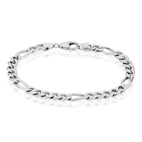 FIGARO S 6 Herren Armkette Silber 925 Rechteckig B 6 mm - Armketten  | OROVIVO