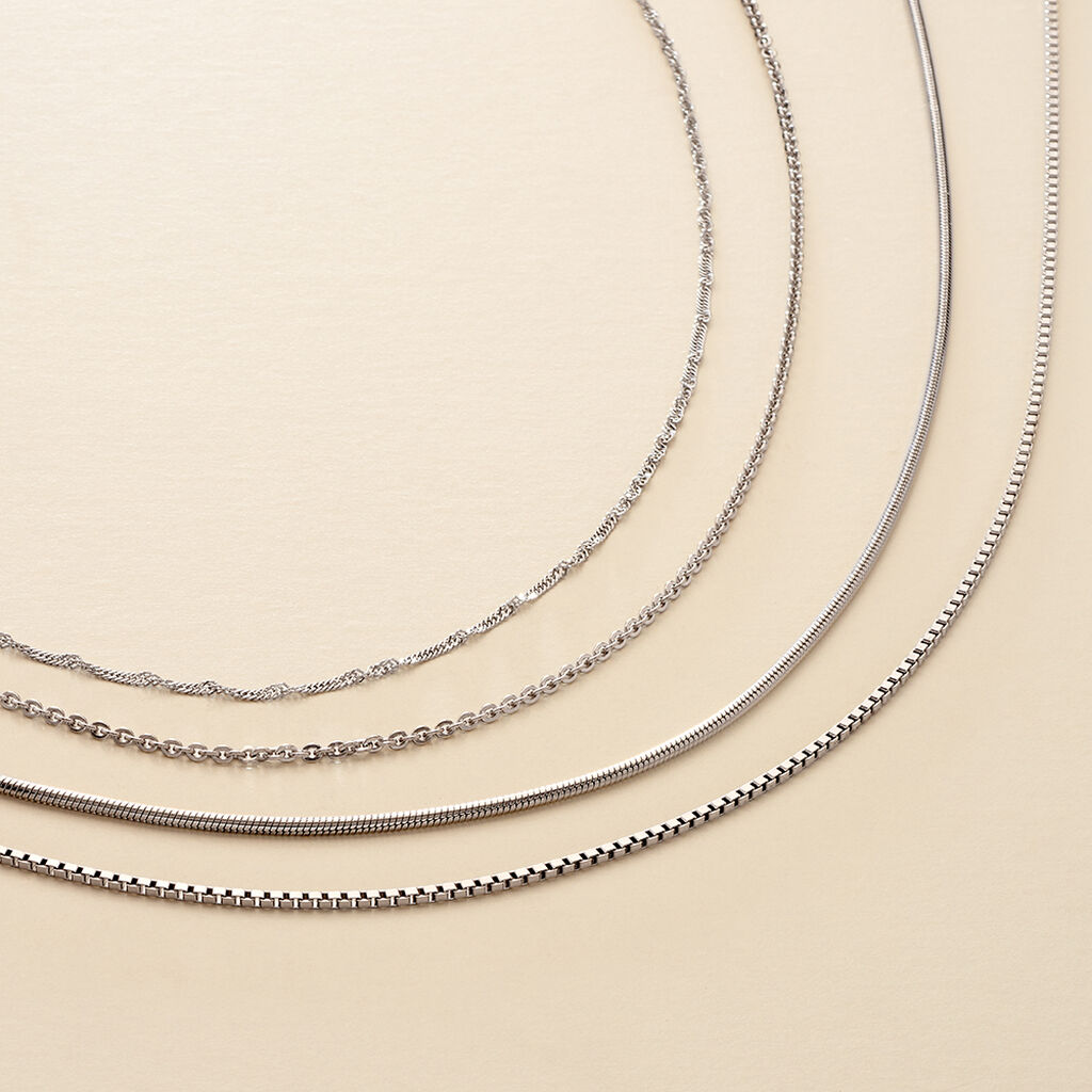 VENEZIA S 5 Damen Kette Silber 925 B 2 mm