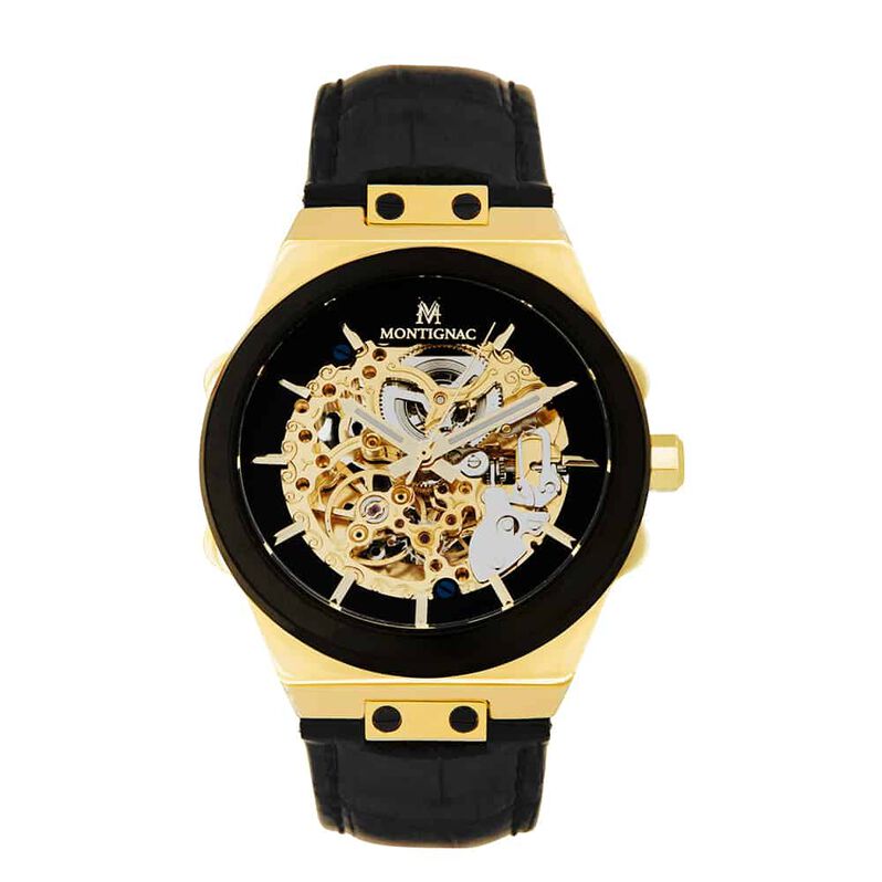 Montre Montignac M Automatique Noir - Spannringe Herren | OROVIVO