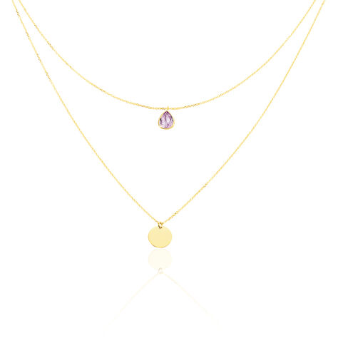 Damen Halskette Gold 375 Ametyst Valerinne - Halsketten Damen | OROVIVO
