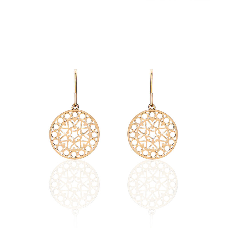 Boucles D'oreilles Carla Plaqué Or - Spannringe Damen | OROVIVO