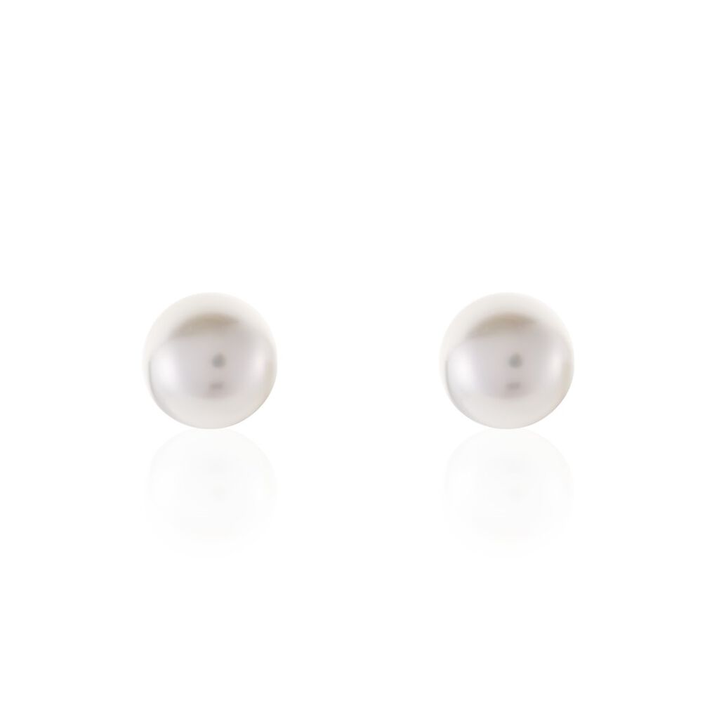 Damen Perlenohrringe Gold 585 Zuchperlen 5-5,5mm - Ohrstecker Damen | OROVIVO
