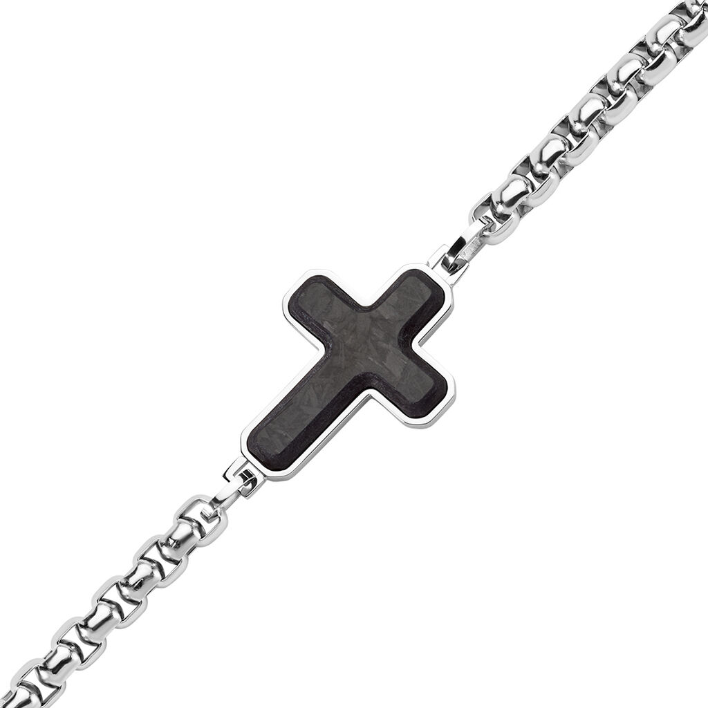 CHRISTOPH Herren Armband Edelstahl Regionalkreuz B 3,6 mm