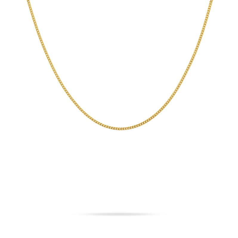 Chaîne Ixia Maille Gourmette Diamantee Or Jaune - Spannringe Familie | OROVIVO