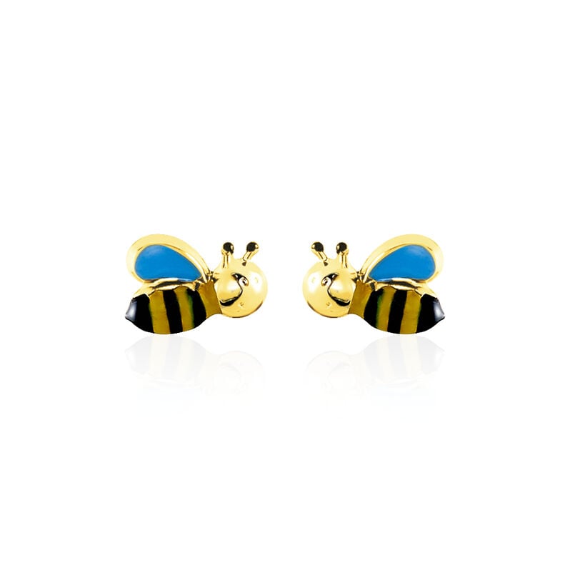 Kinder Ohrstecker Gold 375 Biene - Ohrstecker Kinder | OROVIVO