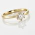 Monopoli Damen Ring Gold 750 (18 Karat) Diamant Wei&szlig; 0,52 ct