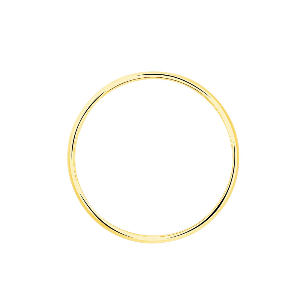 Alliance Julie Ruban Plat Or Jaune - Spannringe Familie | OROVIVO