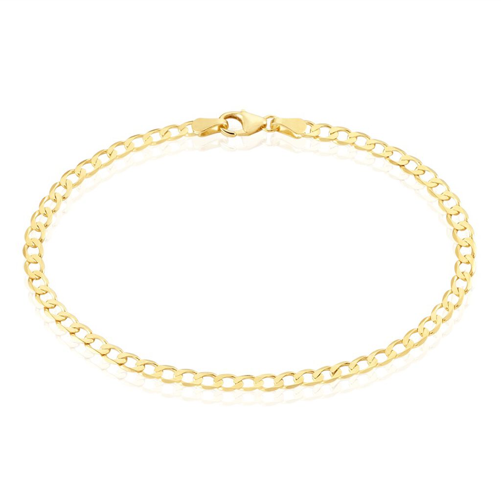 PANZER 9 Unisex Armkette Gold 375 (9 Karat) B 3,3 mm