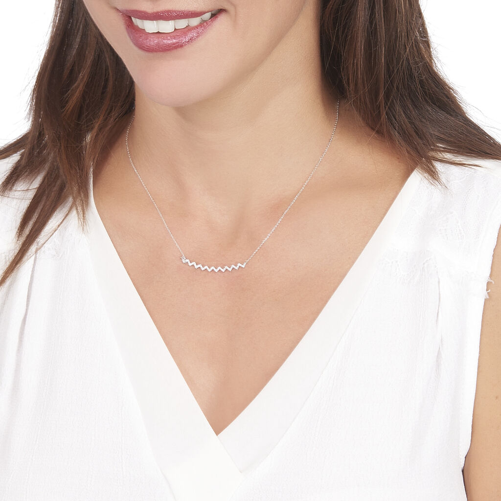 Collier Or Weiss Abby-gaelle Oxydes - Spannringe Damen | OROVIVO