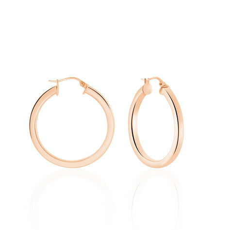Damen Creolen Silber 925 Rosé Vergoldet - Creolen Damen | OROVIVO