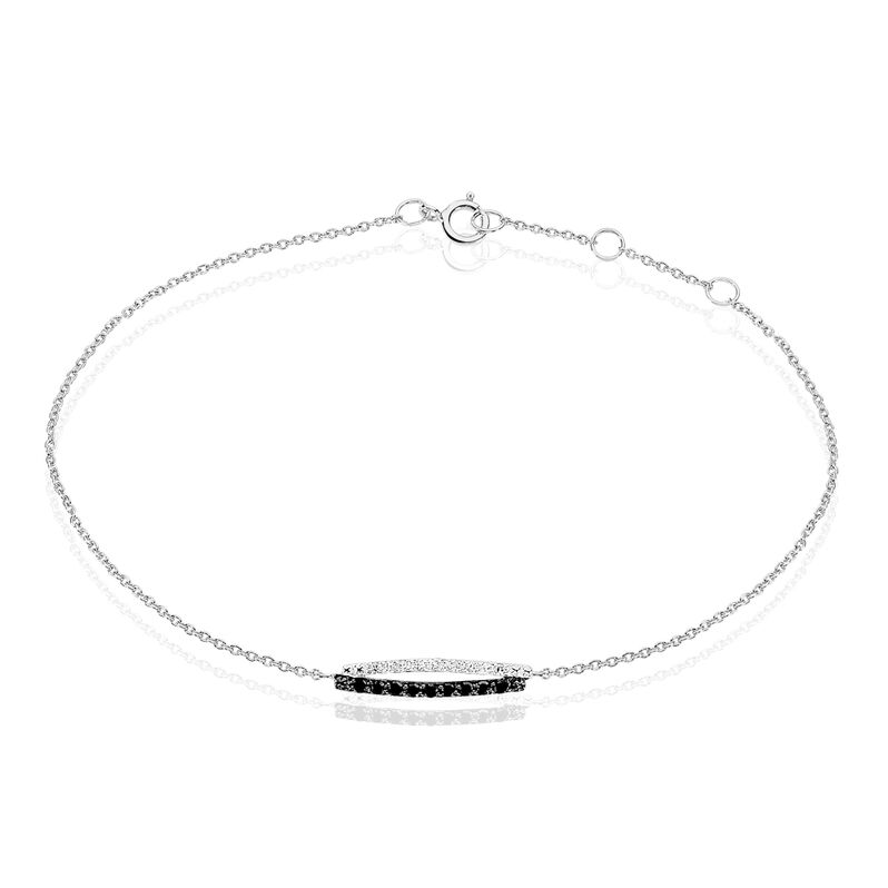 Bracelet Arslane Or Blanc Diamant - Spannringe Damen | OROVIVO