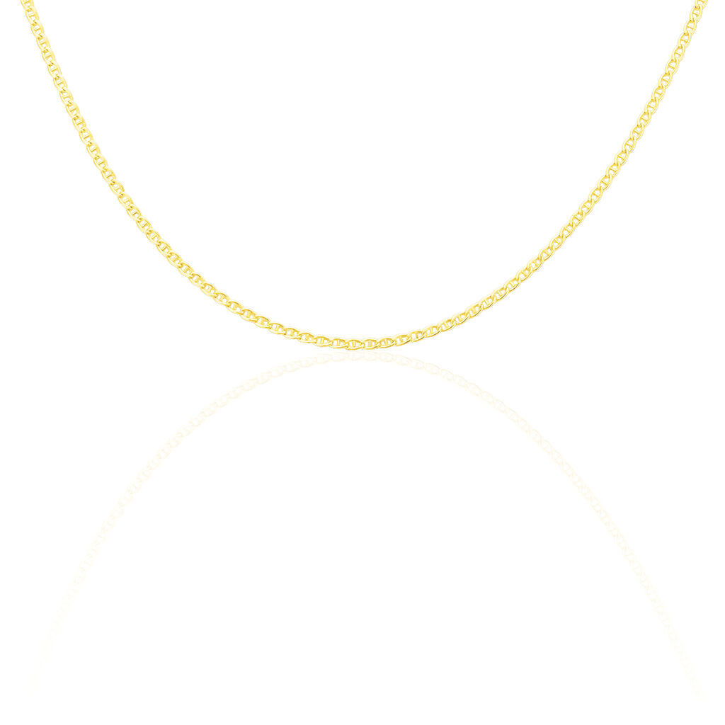 Damen Stegpanzerkette Gold 375  - Halsketten Damen | OROVIVO