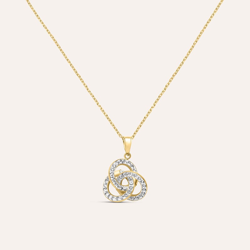 Collana Christelle Oro Giallo Cristallo - Spannringe Damen | OROVIVO