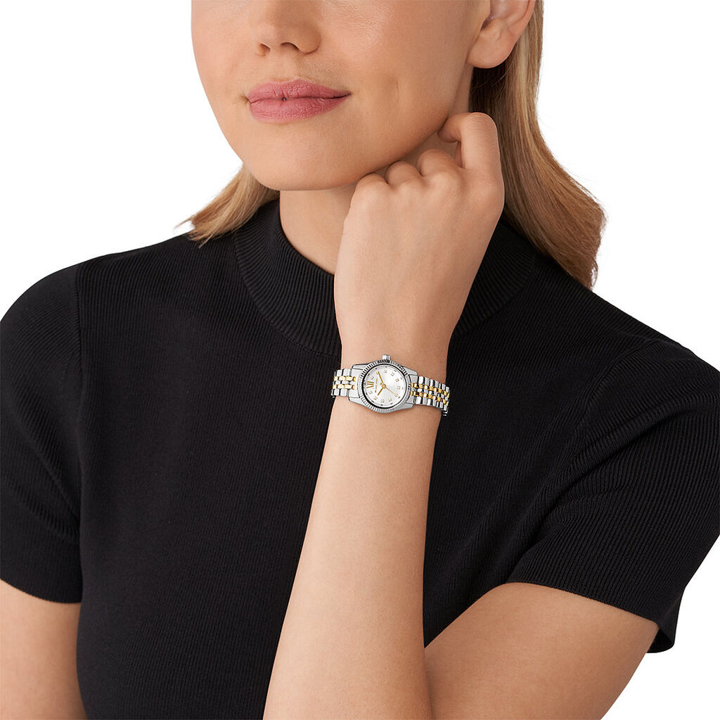 Montre Michael Kors Petite Lexington Weiss - Für Partnerin Damen | OROVIVO
