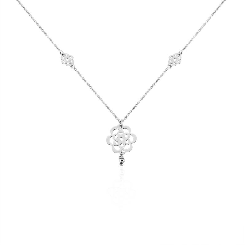 Collier Argent Blanc - Spannringe Damen | OROVIVO