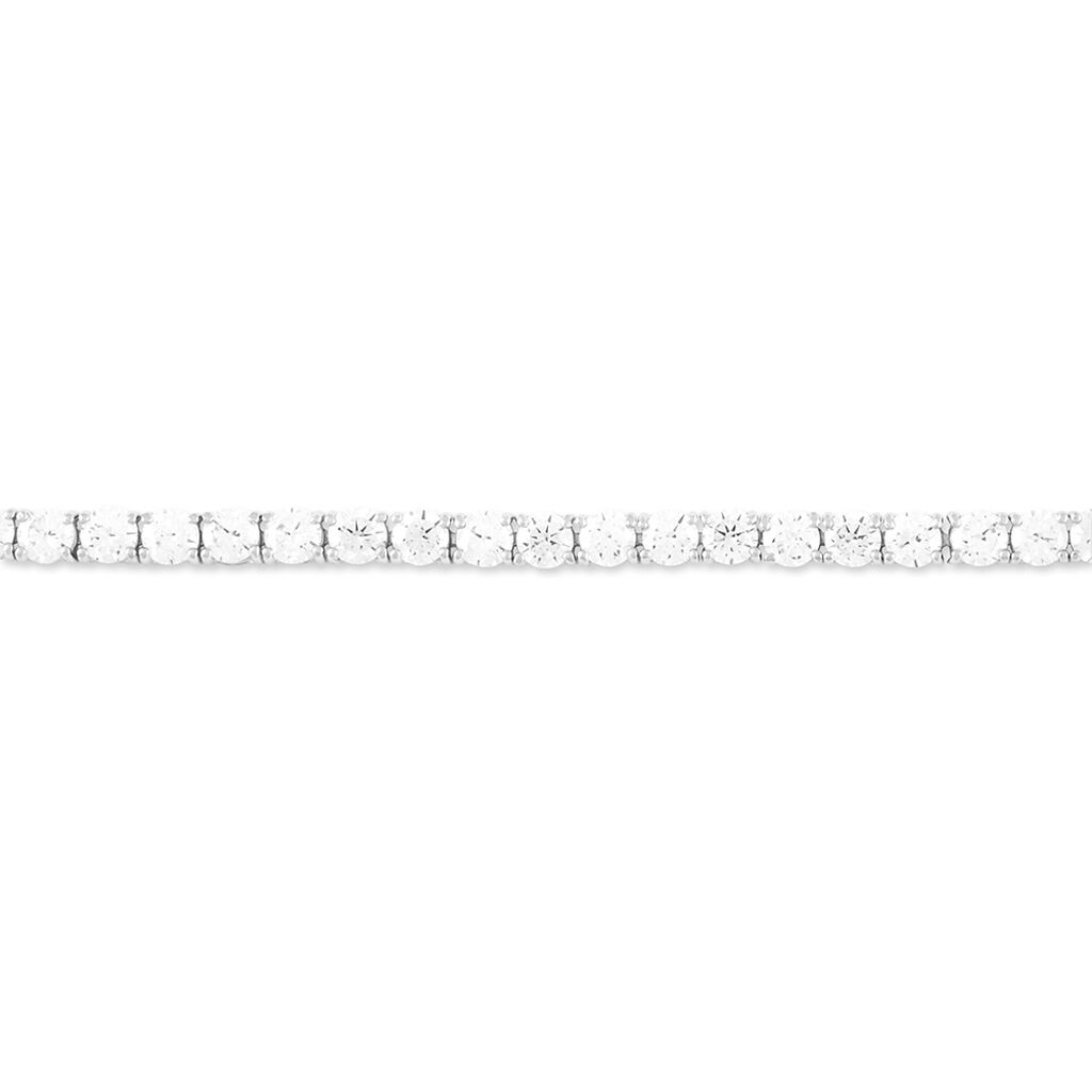 DEBORA Damen Armband Silber Silber 925 Zirkonia Wei&szlig;