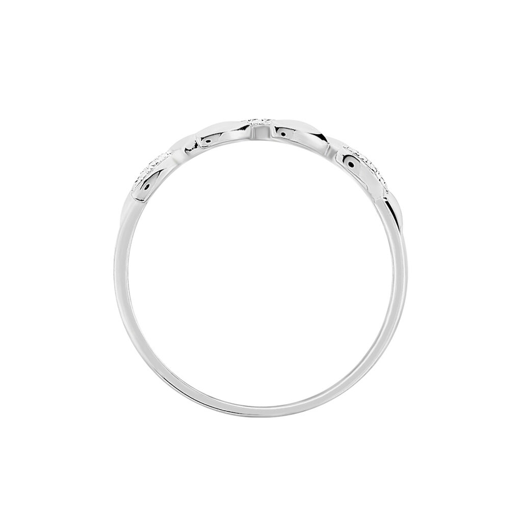 Bague Anthea Or Blanc Diamant - Spannringe Damen | OROVIVO