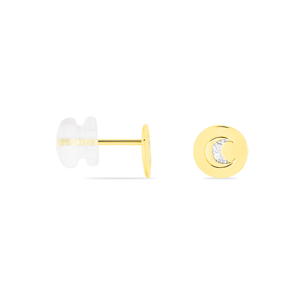 Boucles D'oreilles Or Jaune Yamna - Spannringe Damen | OROVIVO