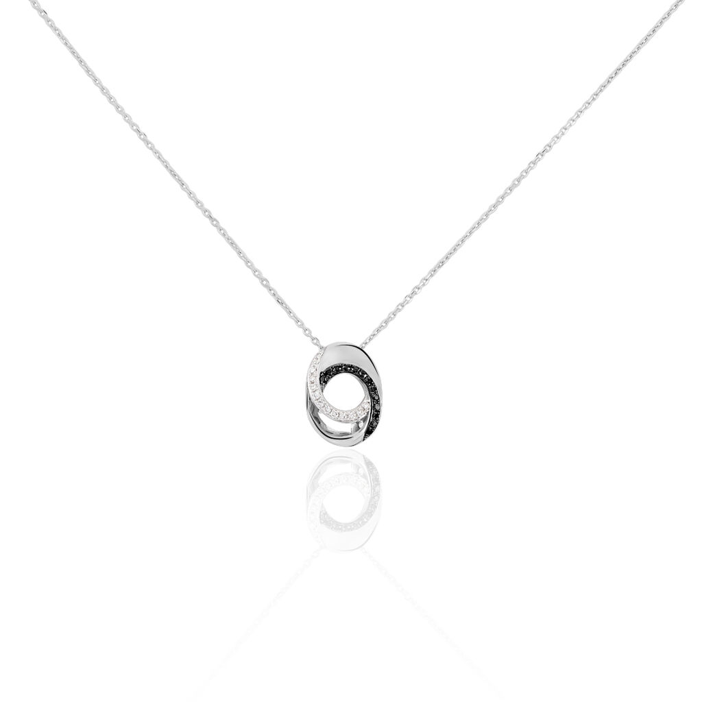 Collier Or Weiss Dasha Cercles Diamants - Spannringe Damen | OROVIVO