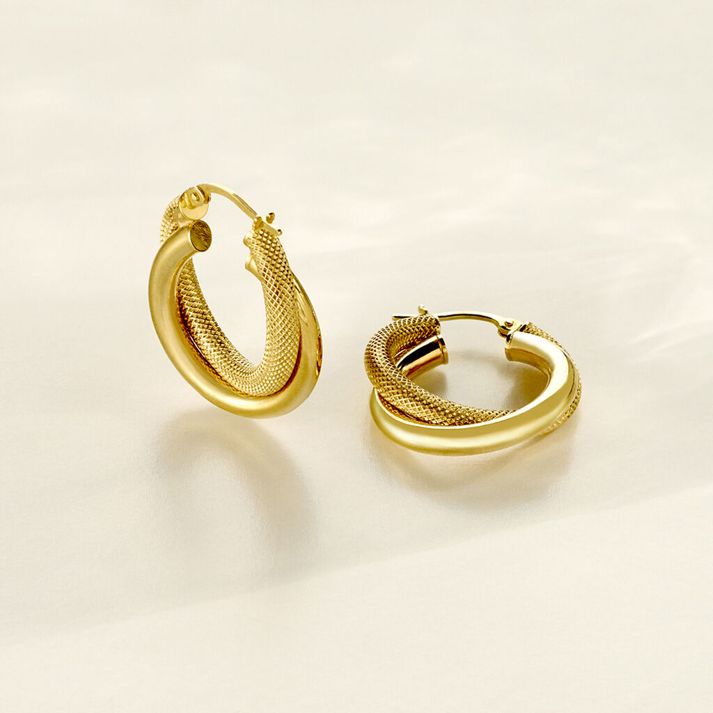 Damen Creolen Gold 375 - Creolen Damen | OROVIVO