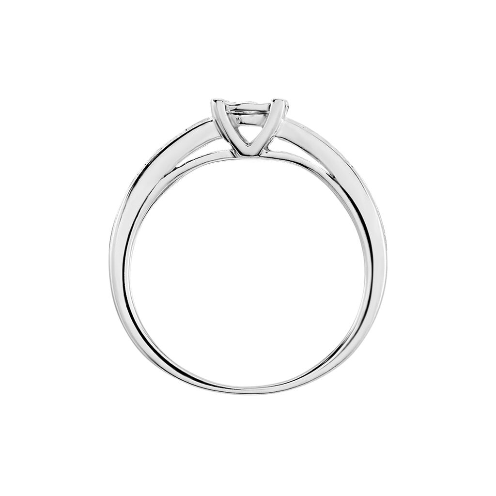 Damen Ring Weißgold 375 Diamant 0,11ct Imponi  - Verlobungsringe Damen | OROVIVO