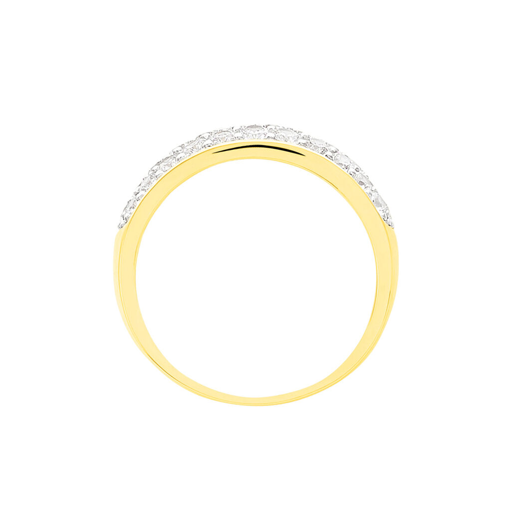 Damenring Gold 375 Zirkonia - Ringe mit Stein Damen | OROVIVO