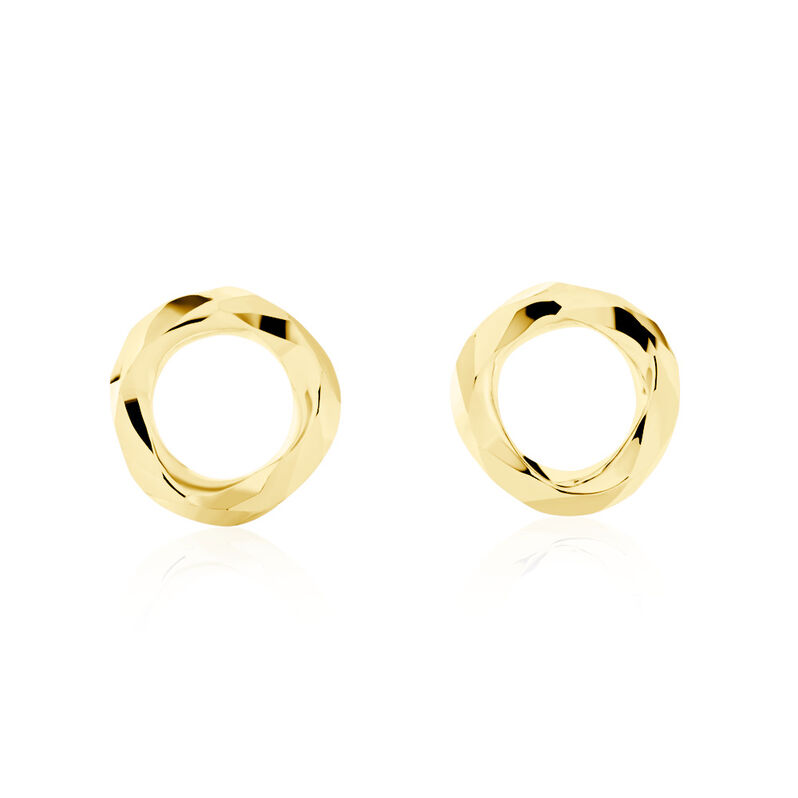 Damen Ohrstecker Gold 375 (9 Karat) Kreis - Ohrstecker Damen | OROVIVO