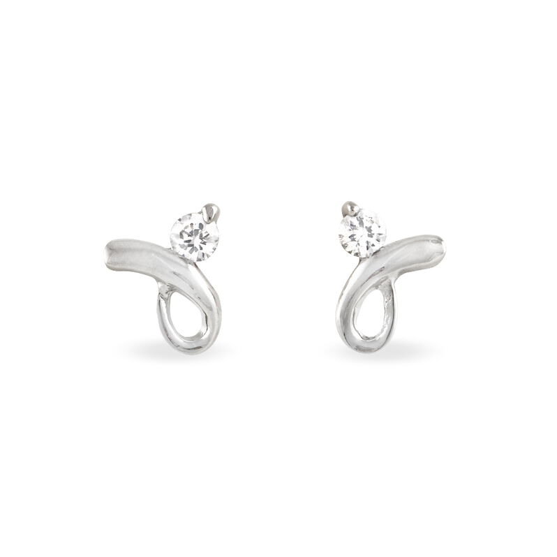 Boucles D'oreilles Pendantes Judicaele Argent Blanc Oxyde De Zirconium - Spannringe Damen | OROVIVO