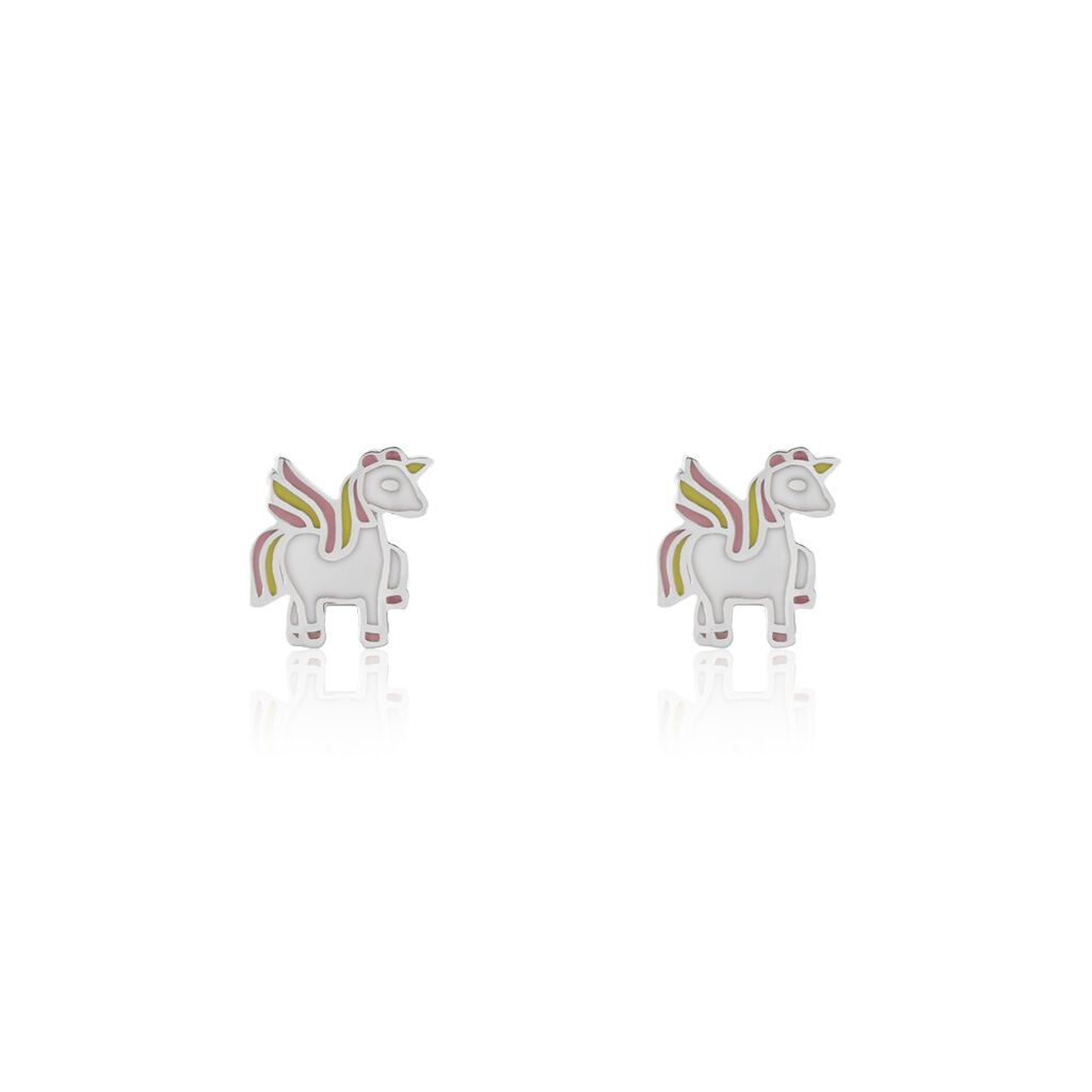 Kinder Ohrstecker Silber 925 Einhorn - Ohrstecker Kinder | OROVIVO