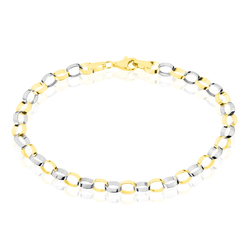 Bracelet Andrej Maille Fantaisie Or Bicolore - Spannringe Damen | OROVIVO