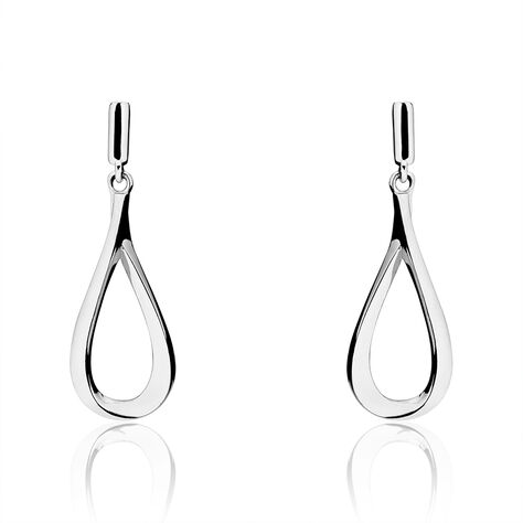 Damen Ohrstecker Lang Silber 925 Tropfen - Ohrringe Damen | OROVIVO