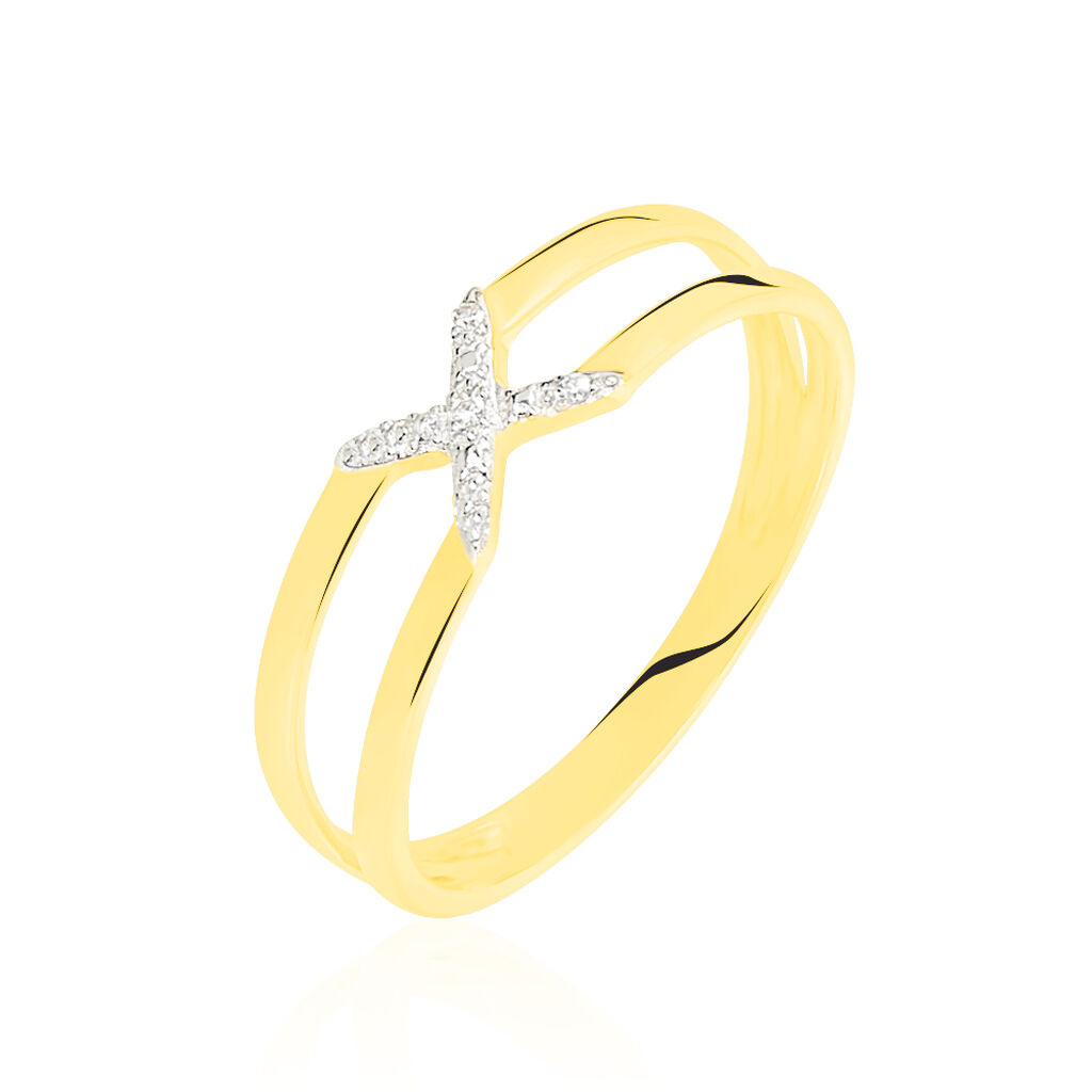 Bague Or Jaune Odilia - Spannringe Damen | OROVIVO