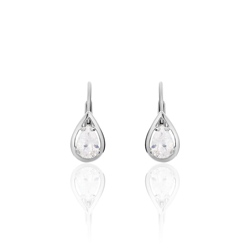 Damen Ohrhänger Silber 925 Zirkonia  - Ohrhänger Damen | OROVIVO