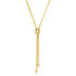 Lysandra Damen Collier Silber vergoldet 925 Knoten B 1,7 mm