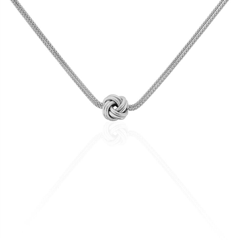 Collier Argent Maicha Double Chaine - Spannringe Damen | OROVIVO