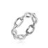 LOTTIE Damen Ring Edelstahl Kettenglieder