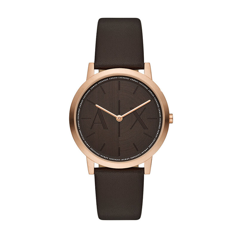 Montre Armani Exchange Marron - Spannringe Herren | OROVIVO