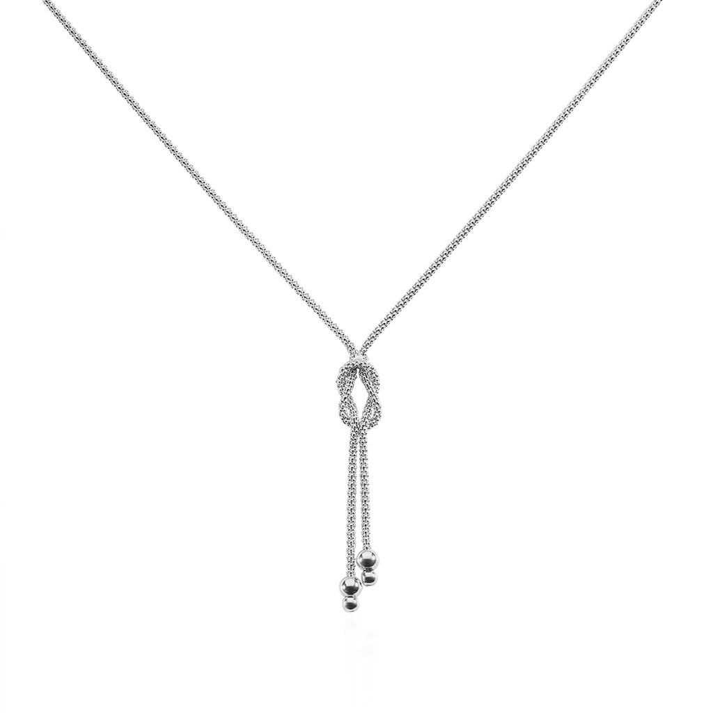 🦚 Damen Halskette Silber 925, Collier ohne Stein