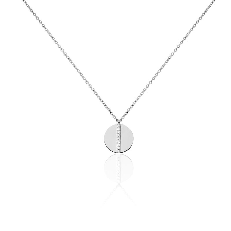 Collier Alexane Argent Blanc Oxyde De Zirconium - Spannringe Damen | OROVIVO