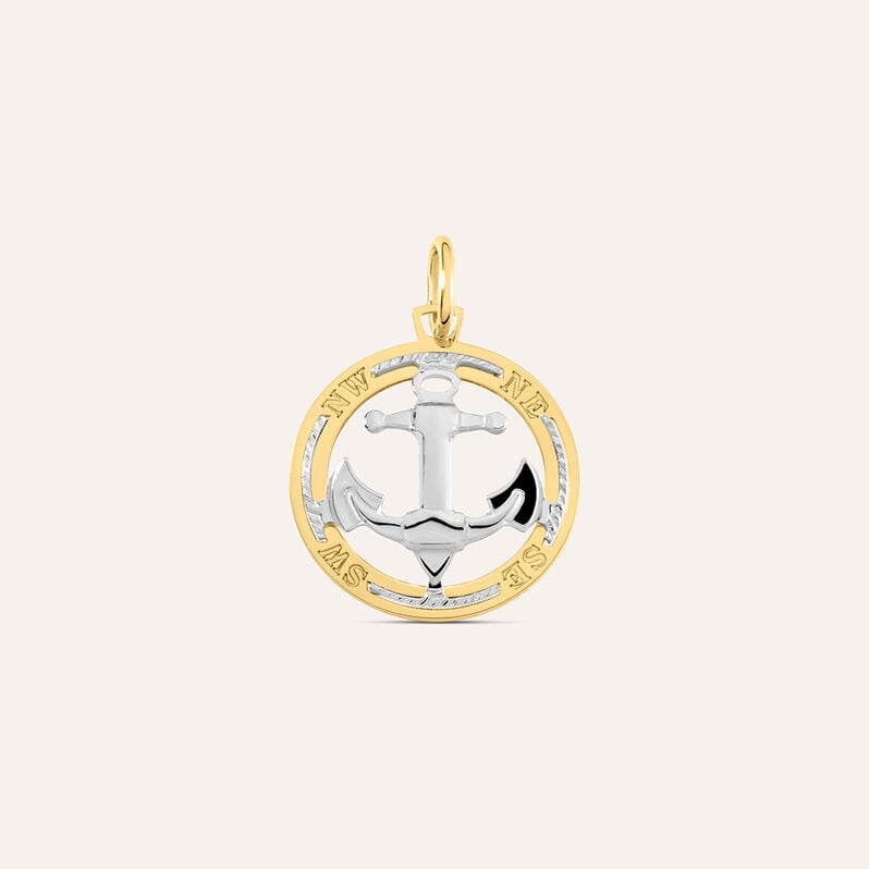 Pendente L'homme Or Oro Bicolore - Spannringe Herren | OROVIVO