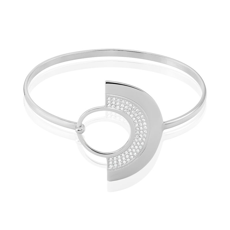 Bracelet Jonc Acier Georgina - Spannringe Damen | OROVIVO
