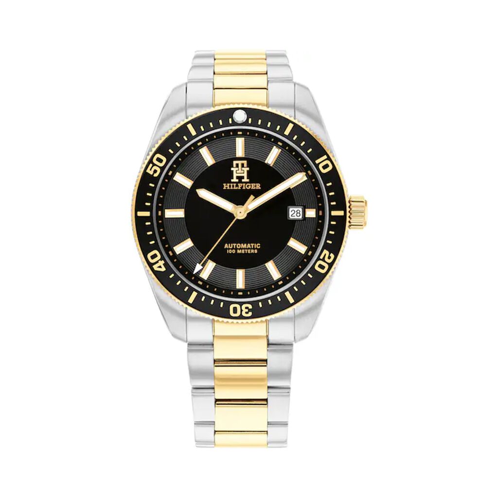 TOMMY HILFIGER Herrenuhr 1710552 Automatik, Uhr ohne Stein