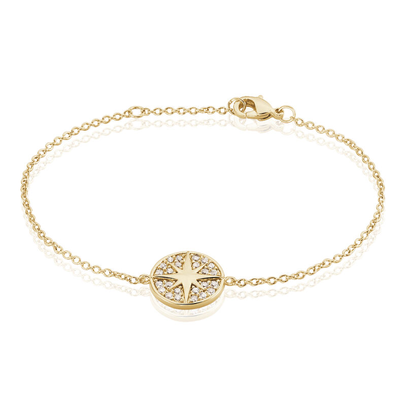 Bracciale Golden Dream Placcato Oro Giallo Cubic Zirconia - Spannringe Damen | OROVIVO